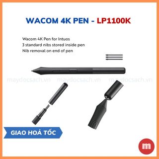 Bút cảm ứng lực wacom 4k lp1100k - wacom 4k pen for intuos tablet black lp1100k
