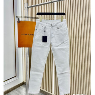 QUẦN JEAN DÀI TRẮNG EO VÌ