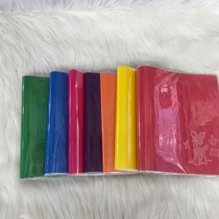 Bìa bao tập/vở giấy màu có lồng giấy kiếng size 21cm