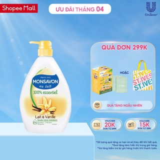 Sữa tắm Monsavon chiết xuất sữa và hoa vani 1000ml