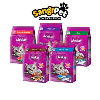 Hạt Whiskas gói 400g-1.2kg Cho Mèo Con, Mèo Lớn- Thức Ăn Khô Dinh Dưỡng 9 Vị Thơm Ngon, Tiết Kiệm
