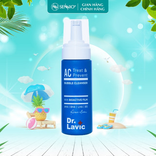  Bọt rửa mặt ngừa mụn Dr.Lavic AC Treat & Prevent Bubble Cleanser kiểm soát dầu ngăn ngừa mụn tái phát 150ml DR956 