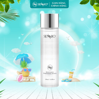 Nước hoa hồng trắng da Sennio Intensive Whitening Toner cấp ẩm tái tạo và ức chế sắc tố 160ml SNO 831
