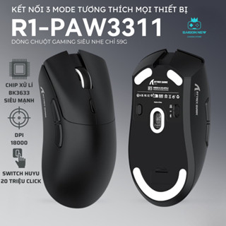 Chuột không dây Attack Shark R1 - Chip PAW3311 - Chuột không dây phù hợp cho PC, laptop