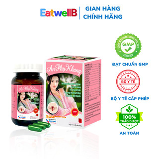An Phụ Khang Plus An Châu hỗ trợ giảm triệu chứng u xơ tử cung, u nang buồng trứng - Lọ 60 viên nang