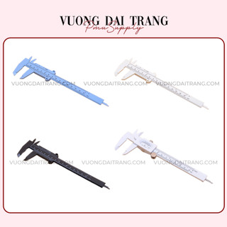 Thước kéo nhựa chữ F, thước mỏ vịt đo chân mày