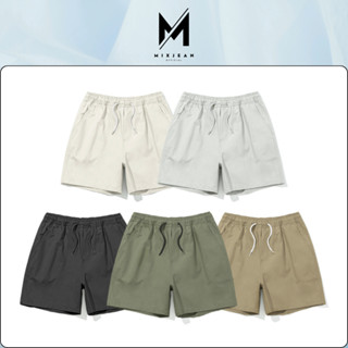 [MX019] Quần short nam kaki lưng thun quần lửng nam MIXJEAN, quần ngố nam kaki quần cộc nam trung niên dày dặn