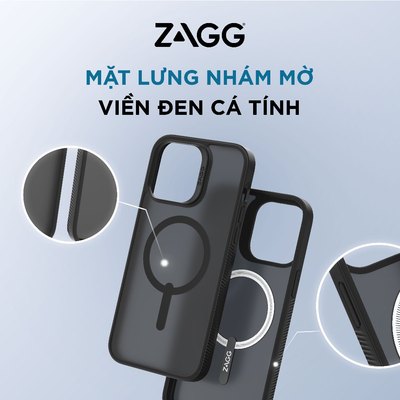 [iPhone 16/15/14 Series] Ốp lưng bảo vệ chống sốc lên tới 1.5 ZAGG Hampton Magsafe bảo hành 1 năm 1 đổi 1