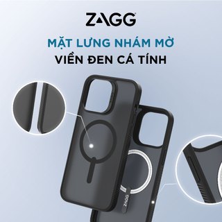 Ốp lưng bảo vệ ZAGG Hampton Snap hỗ trợ sạc Magsafe cho iP/táo 14 Series