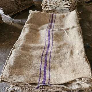 Bao bố sọc xanh đựng hạt, Nhảy bao bố