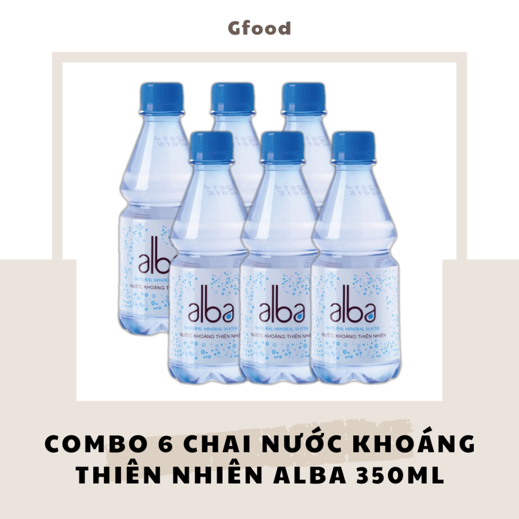 [COMBO 6 CHAI] Alba Nước Khoáng Thiên Nhiên 350ml