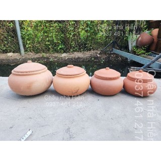 Niêu đất size ĐẠI dùng đập gà ủ muối, nấu cơm, kho cá, kho thịt v.v...