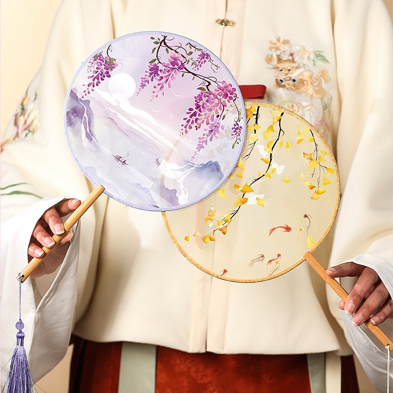 Quạt lụa nương nương Như Ý truyện Mim Mim Store QUATNN38