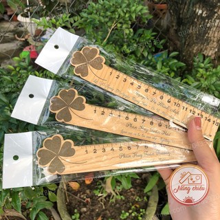 [SIÊU KHUYẾN MÃI] - Thước gỗ khắc tên - Khắc hình ngộ nghĩnh