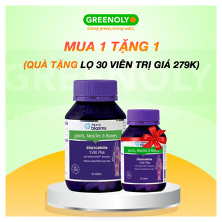 Viên Uống Bổ Sung Glucosamine 1500 Plus Henry Blooms Hỗ Trợ Đau Nhức Xương Khớp 90 Viên