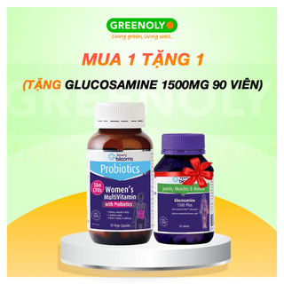 Viên Bổ Sung Vitamin Tổng Hợp Cho Nữ Henry Blooms Multivitamin With Probiotics For Women 30 Viên