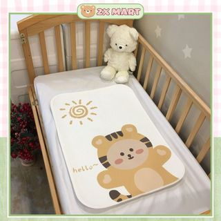 Lót chống thấm 4D mẫu mới xuất hàn chống tràn thay bỉm cao cấp cho bé