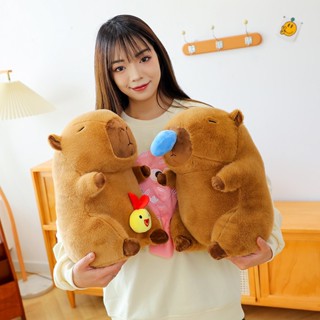 Gấu Bông Chuột Capybara Mũi Kéo Chậm Siêu Mềm Thú Nhồi Bông Capybara Bộ Trưởng Bộ Ngoại Giao - G136
