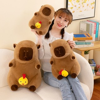 Gấu Bông Chuột Capybara Con Gà Thú Nhồi Bông Capybara Siêu Bộ Trưởng Bộ Ngoại Giao Đáng Yêu - G136