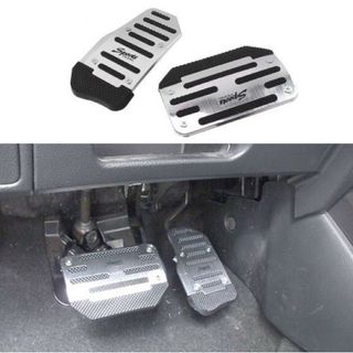 Bộ 2 ốp bọc chân ga, chân thắng xe hơi, ô tô xb-373