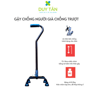 Gậy chống 4 chân cho người già tăng giảm chiều cao OneX