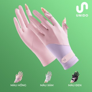  Bao tay chống nắng chống trơn trượt - Loại cao cấp - Mẫu mới nhất UNIDO GT03 