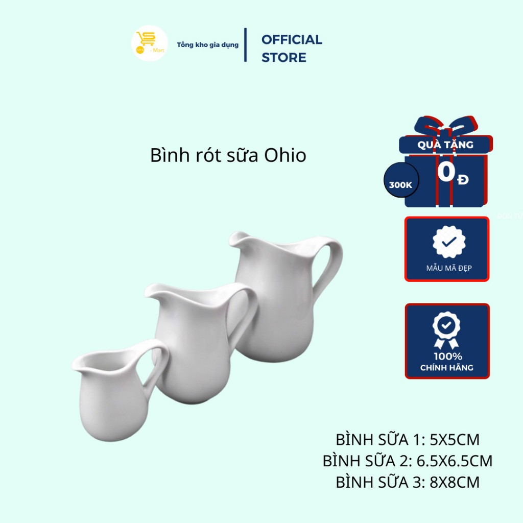 Bình rót sữa Ohio