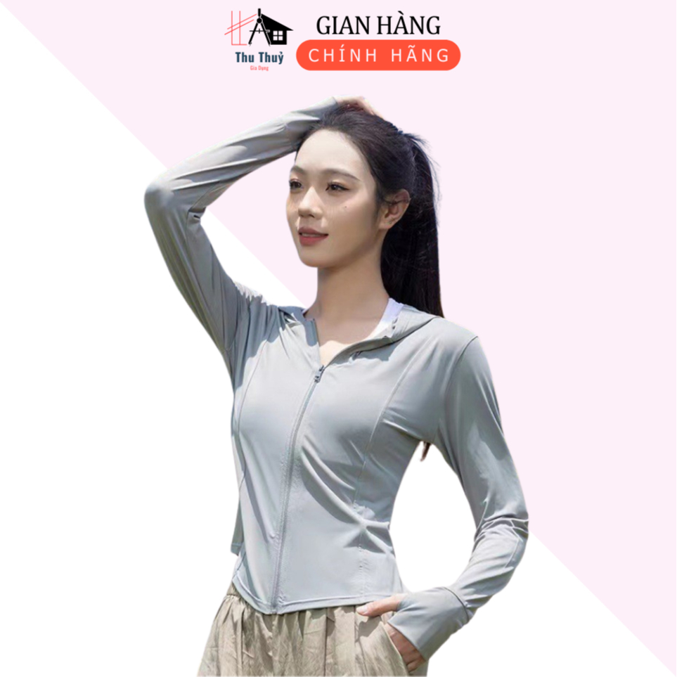 Áo Khoác Chống Nắng Chất Mỏng Mát - Áo Chống Nắng Nữ Ôm Body Co Giãn, Thoáng Khí ( Hot Trend ) | BigBuy360 - bigbuy360.vn