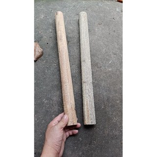 Thanh gỗ tròn decor 4cm dài 50cm