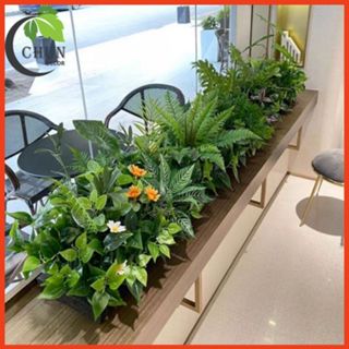 Khay Cây Hoa Nhựa Cao Cấp Trang Trí Ban Công, Cây Cảnh Trong Nhà Decor Phòng Khách, Văn Phòng Tươi Mát, Sinh Động