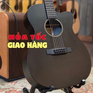 Đàn Guitar Acoustic ST.Real Mã ST-X1 Có Ty Chỉnh Cần Chất Liệu Gỗ Nhập Khẩu Màu Đen