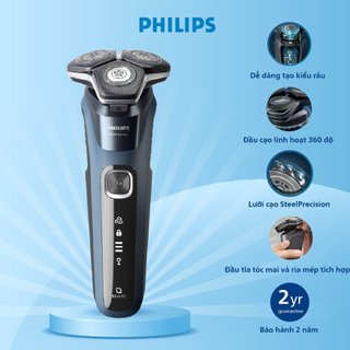 Máy cạo râu khô và ướt Philips S5880/20, bảo hành 2 năm I Hàng chính hãng