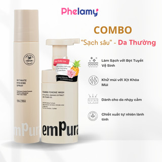 Combo Sạch Sâu Empura Dung Dịch Vệ Sinh Phụ Nữ và Xịt Khử Mùi 200ml