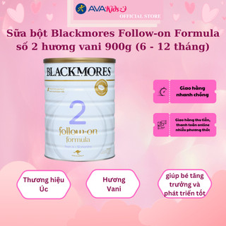 Sữa bột Blackmores Follow-on Formula số 2 hương vani 900g