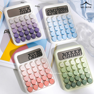 Máy tính cầm tay mini 12 số màu gradient máy tính mini máy tính bỏ túi màn hình lcd - sky home