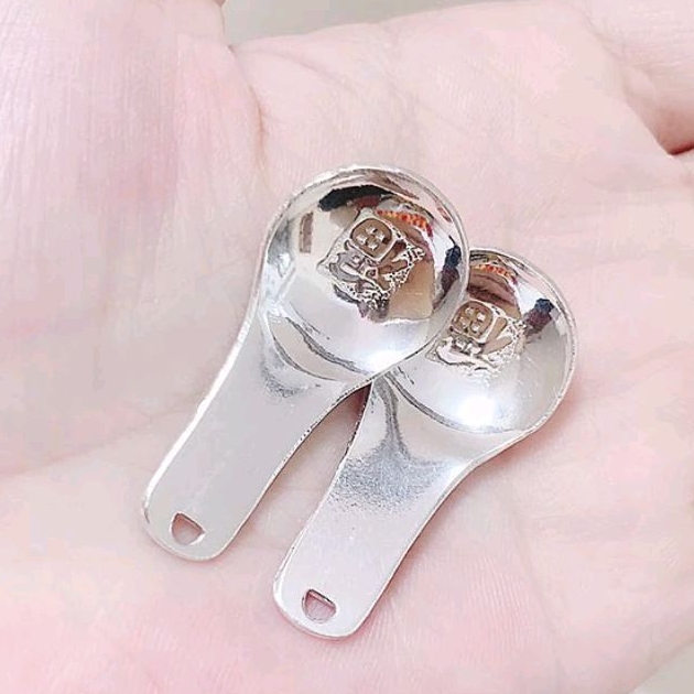 Thìa bạc ta nguyên chất cạo gió