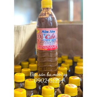 Mắm Nêm Dì Cẩn Đà Nẵng Hương Vị Thơm Ngon Chai 500g Chính Gốc