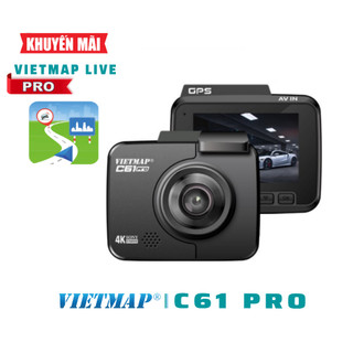 Camera Hành Trình Vietmap C61 Pro - Tặng  Bản Quyền Vietmap live Pro - Tặng Thẻ Nhớ Chính hãng