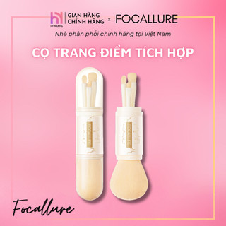  Bộ 4 Cọ Trang Điểm FOCALLURE Kích Thước Nhỏ Gọn Tiện Lợi Đi Du Lịch 
