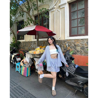 CAROLIN SET | SET ÁO SOMI QUẦN SHORT | C LAMODE