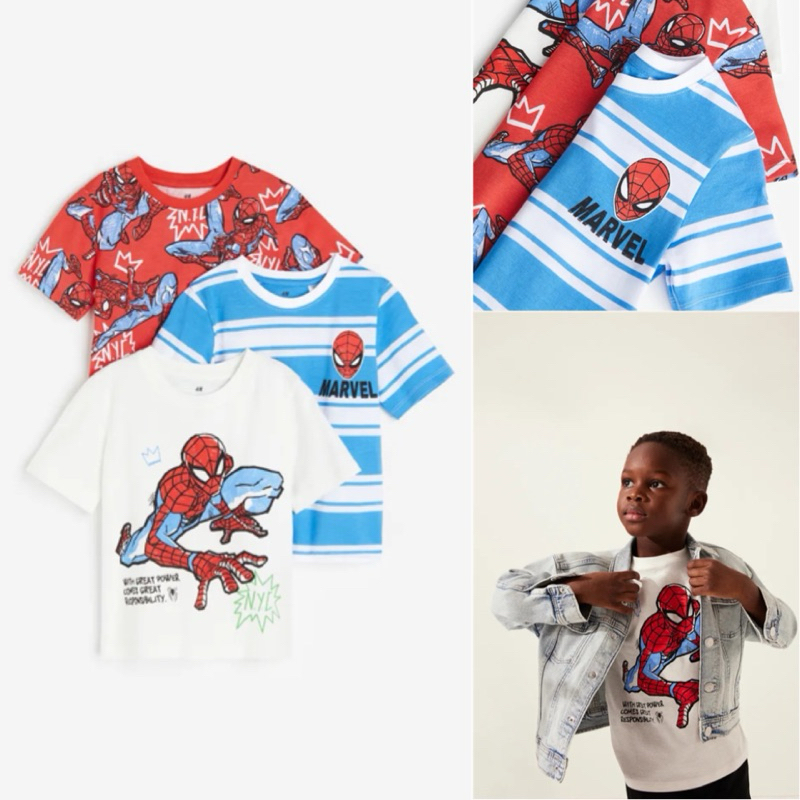 Set áo phông bé trai H.M siêu đáng yêu ạ 😍