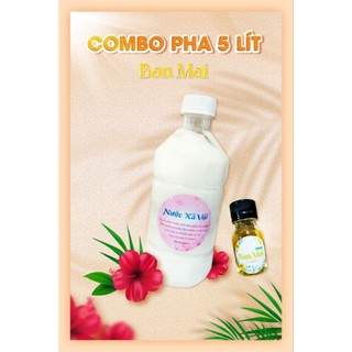 combo pha nước xả vải 5L
