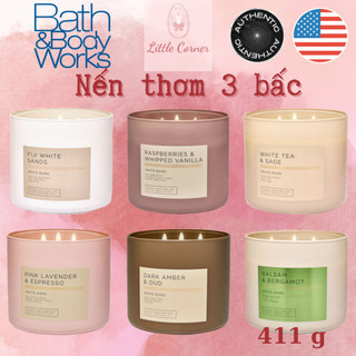 [Link 2] Nến thơm 3 bấc BATH AND BODY WORKS (BBW) 411g WHITE BARN