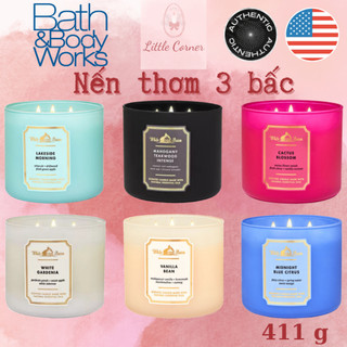 [Link 1] Nến thơm 3 bấc BATH AND BODY WORKS BBW 411g - WHITE BARN