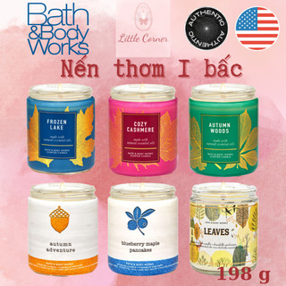 [Nhiều mùi] Nến thơm 1 bấc BATH AND BODY WORKS BBW 198g