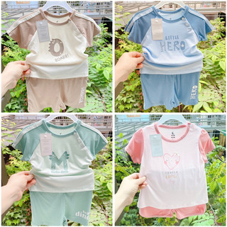 Moon - Bộ cộc tay sợi tre bé trai/bé gái 6 tháng đến 3 tuổi