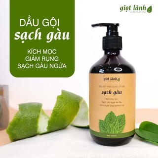 Dầu gội sạch gàu, chống gàu ngứa - chiết xuất dược liệu kích mọc tóc Giọt Lành 500ml