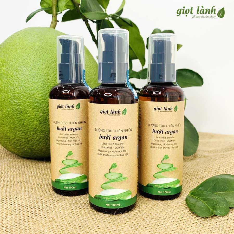 Xịt bưởi mọc tóc, xịt dưỡng tóc giúp kích mọc, giảm gãy rụng, thơm tóc Giọt Lành 100ml