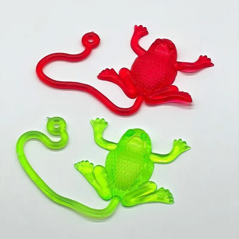 Đồ chơi ếch dính , ném dính tường hình con ếch