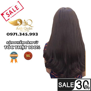 Tóc Nối 4 chùm, Tóc giả nữ làm từ 100% tóc thật siêu bền đẹp tự nhiên